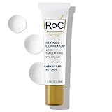 RoC Retinol Correxion Under Eye Cream for Dark Circles & Puffiness, Daily Wrinkle Cream, Anti Aging Skin Care Treatment Women and Men, 0.5 oz (Packaging May Vary)