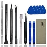 Ewparts Spudger Tool Kit Plastic Pry Tool for Electronics Repair with Metal Spudger Plastic Spudger Tweezers Opening Tool iPhone Repair Tool Kit for Phone,iPad,Computer,MacBook,Laptop Repair Kit