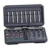 42 in 1 Magnetic Screwdriver, Screwdriver Set, Multi Bit Ratcheting Screwdriver Set with Storage Case Repair Tool Kit for Computer, Eyeglass, Bicycles, Watch, Ring Doorbell, Furniture and DIY
