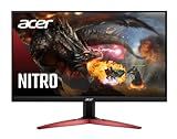 acer Nitro KG241Y Sbiip 23.8” Full HD (1920 x 1080) VA Gaming Monitor | AMD FreeSync Premium Technology | 165Hz Refresh Rate | 1ms (VRB) | ZeroFrame Design | 1 x Display Port 1.2 & 2 x HDMI 2.0,Black
