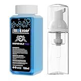 Blue Soap for Tattoos – 120ml (4oz) Professional Tattooing Cleanser, Skin Prep Solution – Highly Concentrated Formula for Artists, Permanent Makeup & Piercings﻿