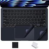 Palm Rest Cover Compatible with 2025 2024 MacBook Air 13" M4 M3 Chip A3240 A3113 Trackpad Protector Skin for Apple MacBook Air 13.6 Inch M4 M3 A3113 Touchpad Cover Trackpad Protector (Midnight Blue)