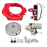 FDJ Electric Starter Motor Kit for Honda GX160/GX200 5.5HP 6.5HP Electric Start Conversion Kit