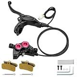 SHIQINHA Rear Hydraulic Brake Master Cylinder & Brake Caliper Assembly Compatible with Surron Light Bee X Talaria Sting MX4 Segway X260 E-Ride Pro Electric Dirt Bike Sur-ron Brakes Kit LBX Ebike Parts