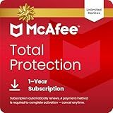 McAfee Total Protection Unlimited-Devices | AntiVirus Software 2026 for Windows PC & Mac, AI Scam Detection, VPN, Password Manager, ID Monitoring | 1-Year Subscription with Auto-Renewal | Download
