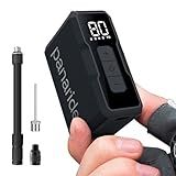 Mini Bike Pump, 120 PSI Mini Electric Bike Pump, 120g, Smart Auto-Stop, ±1 PSI Accuracy, Portable Electric Bike Pump Works with Presta & Schrader Valves