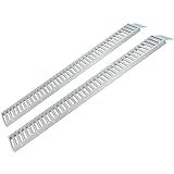 VroomSteel 1,000 lbs Capacity ATV Ramps | 72" L x 9" W Anti-Slip Ramps for Lawn Mower Set of Two | Loading Ramp Ideal for Loading Motorcycles, Bicycles, ATVs, & Lawnmowers