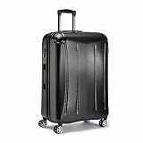 Amazon Basics 30-Inch Hardside Checked Spinner Luggage With TSA Lock, Lightweight Expandable Suitcase, Scratch-Resistant Surface, 8 Multi-directional Wheels, Black