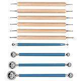 ABenkle 10Pcs Dotting Tools Ball Styluses for Rock Painting, Pottery Clay Modeling Embossing Art Mandala