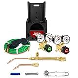 RX WELD Light Duty Portable Brazing Hvac Torch Kit, Oxy Acetylene Torch Kit, Cylinders Not Included