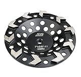 7 Inch Diamond Arrow Segments Grinding Wheel for Concrete Grinding and Paint, Epoxy, Mastic,Glue and Coating Removal with 5/8’’-11 Arbor