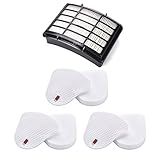 Artraise 1+3 Pack Filters for Shark Vacuum Filter Replacement, fit Navigator Lift Away NV350 NV351 NV352 NV355 NV356E NV360 NV370 UV440 UV490 UV540 CU500 Cleaner, Compare to Parts XFF350 & XHF350