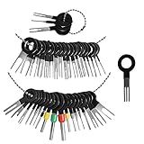 MENKEY Terminal Removal Tool Kit for Car, 39 Pieces Wire Connector Pin Release Key Extractor Tools Set for Most Connector Terminal