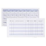Larger Lines 12 Pack Check Registers for Personal Checkbooks, Blank Checkbook Registers for Personal or Businesses Use, Check Register Books to Log Transaction and Track Payments, Deposits, Finances