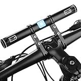Redcomets USB Rechargeable Bike Handlebar Extender,7.8in Bike Handlebar Extension and Built-in 4000mAh Bike Phone Charger, for Holding Bike Speedometer, Phone Mount Holder and Bike Lights.