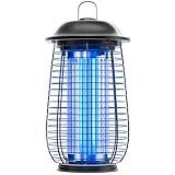 Bug Zapper Indoor & Outdoor, 4200V Electric Mosquito Zapper, 10 Years Lifespan, 6.5ft Power Cord, Waterproof, Fly Trap Mosquito Trap, Fly Killer Fly Zapper for Home, Patio, Kitchen, Backyard, Camping