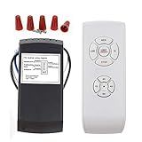 LPHUMEX Universal Ceiling Fan Remote Control Kit, 3-in-1 AC Motor Ceiling Fan Light Timing & Speed Remote, for Hunter/Harbor Breeze/Westinghouse/Honeywell/Other Ceiling Fan lamp