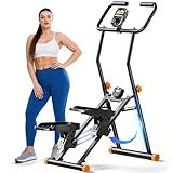 Stair Stepper for Home Gym, 350lbs Vertical Climber Machine with LCD Display, Non-Slip Pedals & 350lb Capacity Compact Folding Cardio Exercise Climber