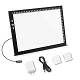 HSK A4 LED Artist tracing Light Box Copy Table, Adjustable High Brightness Light Pad for Tatto Drawing, Sketching, Animation,Diamond Painting Accessories