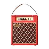 2025 Retroman Combo Pre-Tube Guitar Amplifier -Compact and Powerful Amp for Professional Performances and Practice Sessions Red Color
