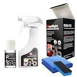 ZMHUM Headlight Restoration Kit - Removes Oxidation & Yellowing for Safer Night Driving Perfect for Drivers Everyday Car - Care Great 180ml Spray（6oz）