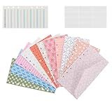 Gadpiparty Cash Envelopes for Budgeting with Budget Sheets Reusable Paper Money Organizer for Cash System Envelope Storage Bags 7X3.7 Inch for Expense Tracking and Financial Management