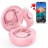 TikTok Scrolling Ring for iPhone/Android/iOS, Page Turner for Kindle App on iPad Bluetooth Scroller Remote Camera Shutter (Pink)