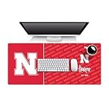 YouTheFan NCAA Nebraska Cornhuskers Logo Series Desk Pad