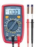 AstroAI Digital Multimeter Tester 2000 Counts with DC AC Voltmeter and Ohm Volt Amp Meter; Measures Voltage, Current, Resistance, Continuity and Diode, Blue