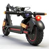 Electric Scooter for Adults 10" Off-Road Pneumatic Tire 1200W Motor Max 33 Miles Long Range, 30 MPH Top Speed with Cruise Control, Dual Suspensions, Turn Signals Foldable E-Scooter, UL-2272 Certified