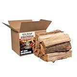 Firewood Central Kiln-Dried PA Oak – 16” Splits (Approx. 38 lb) – Bold Smoking Wood for Cooking, Grilling, BBQ & Fire Pits – Easy Light, Low Smoke, USA-Sourced