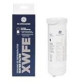 GE XWFE™ Refrigerator Water Filter, Genuine Replacement Filter, Certified to Reduce Lead, Microplastics, PFOA/PFOS, and 50+ Other Impurities, Compatible with GE Appliances Brands, Pack of 1