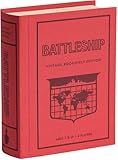 WS Game Company Battleship Vintage Bookshelf Edition Naval War Game Fabric-Wrapped Book Box, Folding Battle Cases, Vintage Display Board Games for 2 Players, Ages 7+
