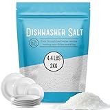 IMPRESA Dishwasher Salt for Hard Water - 4.4 lb (2 kg) Coarse Grain Water Softener Salt - Pure Additive-Free & Spotless Finish - compatible with Bosch, Miele, Whirlpool & Thermador Models