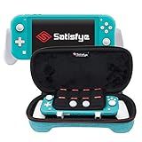 Satisfye - ZenGrip Go Slim Bundle (Lite), - Accessories Compatible with Nintendo Switch Lite - Bundle includes: Grip Lite, Slim Case. BONUS: 2 Thumbsticks (Turquoise)