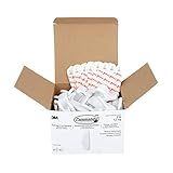 Command General Purpose Hooks, Medium, Plastic, White, 3 lb Capacity, 37 Hooks and 48 Strips/Pack