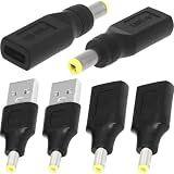 DKARDU USB A to DC Power Adapter - 5.5x2.5mm Female to Male Barrel Plug Converter for 5V Devices