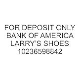 Custom for Deposit Only Stamp (4 Lines)