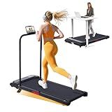 KASSADIN Walking Pad with Handle Bar, 2026 Upgrade Portable Small Treadmill with Handles for Home Small, 3.0HP Under Desk Walking Pad Treadmill with Incline, 0.6-7.6MPH, 350LBS