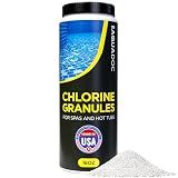 AquaDoc Hot Tub Chlorine Granules - Quick Dissolving Spa Sanitizer, 1 lb