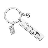 HOLLP Loan Officer Gift Mortgage Broker Bag Gift I Can't Fix Stupid But I Can Get It A Loan Keychain (Keychain)