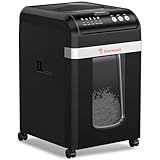 Bonsaii 200-Sheet Auto Feed Paper Shredder, 60 Minutes Nonstop Heavy Duty Shredders, 8.1 Gallon Large Bin Office Document Shredder, Micro-Cut/High Security P-4 Commercial Grade Shredder (C283-A)