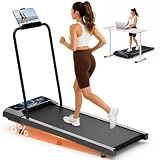 Walking Treadmill Pad with Adjustable 8% Incline and Handle Bar for Home