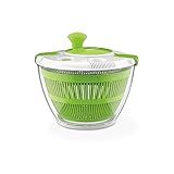 Cuisinart Large Spin Stop, 5qt, CTG-00-SAS1 Salad Spinner, 5 Quart, Green & White