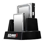 Kingwin USB 3.0 Dual Bay Hard Drive Docking Station for 2.5” & 3.5” SATA HDD/SSD, Hot Swap, Tool-Free, UASP Support, 5Gbps High-Speed Transfer, PC Laptop Backup & Storage, Offline Clone.