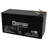 Mighty Max Battery ML1.3-12 - 12 Volt 1.3 AH, F1 Terminal, Rechargeable SLA AGM Battery