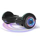 Commugo Kids Scooter With Bluetooth Speaker & Corlorful LED Lights, Dual 250W Motor 7.5 Mph Speed, Gifts for All Ages