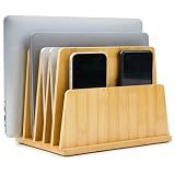 Unittype Bamboo Multi Device Organizer, 5 Slots