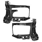 ECOTRIC Radiator Support Headlamp Mounting Bracket Compatible with 2013-2024 Dodge Ram 1500 Classic 2500 3500 4500 5500 Replacement for 68222829AA CH1225256 68222828AA CH1225257 (Set of 2)