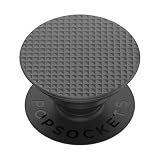 PopSockets Adhesive Phone Grip, Holder, Phone Stand, Black - Knurled Texture Black